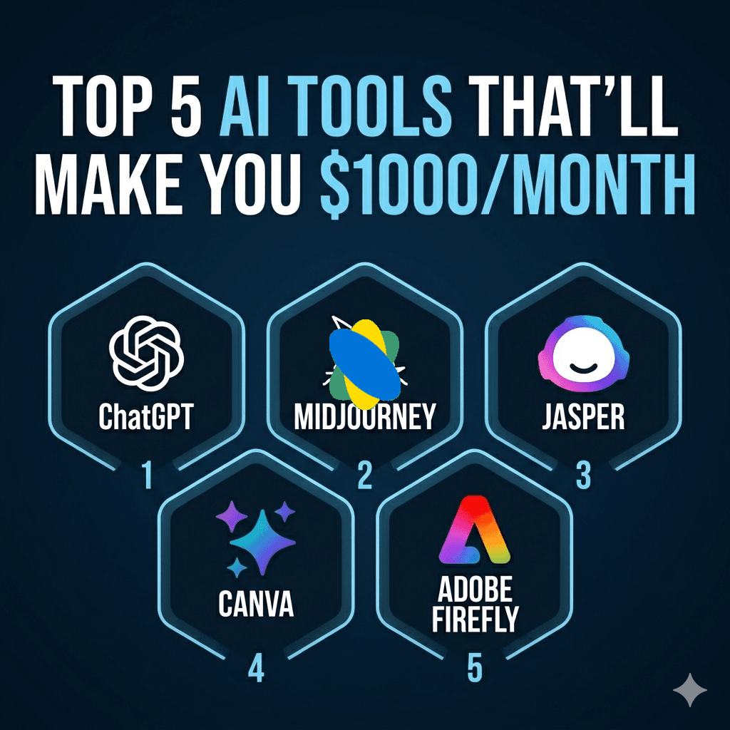 Top 5 AI Tools That'll Make You $1000/Month (Real Talk) 2 Gemini Generated Image 830k64830k64830k