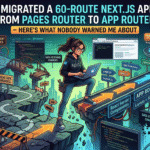 I Migrated a 60-Route Next.js App from Pages Router to App Router — Here’s What Nobody Warned Me About