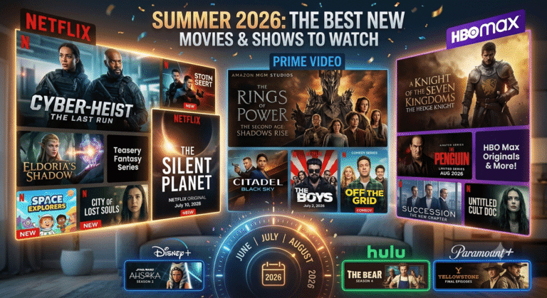 What to Watch This Summer 2026: The Best New Movies and Shows on Netflix, Prime Video, HBO Max & More