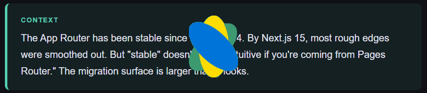 I Migrated a 60-Route Next.js App from Pages Router to App Router — Here's What Nobody Warned Me About 2 image