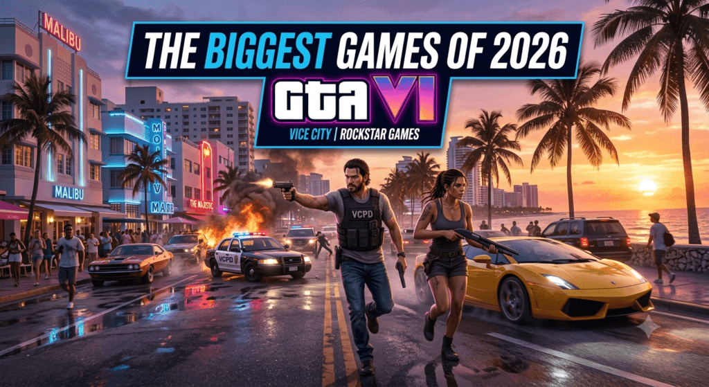 The Biggest Games of 2026: GTA 6, Wolverine, and Every Release You Can't Miss 1 GTA 6 Jason and Lucia in Vice City