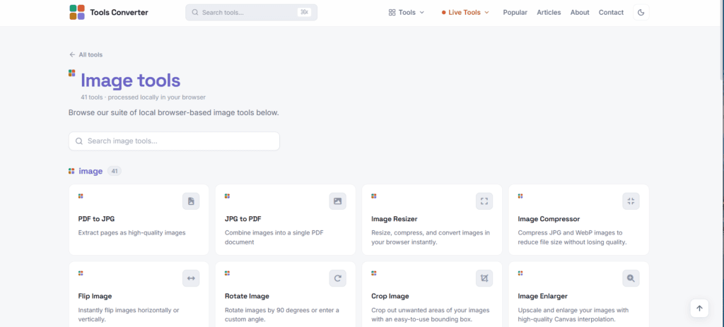 41 Essential Image Tools: Free, Fast & 100% Private Browser-Based Processing 3 image 18